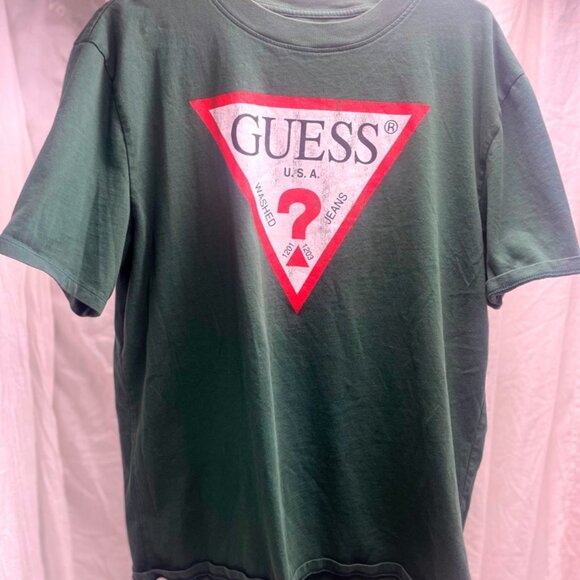 Guess tshirt medium green - Picture 2 of 5